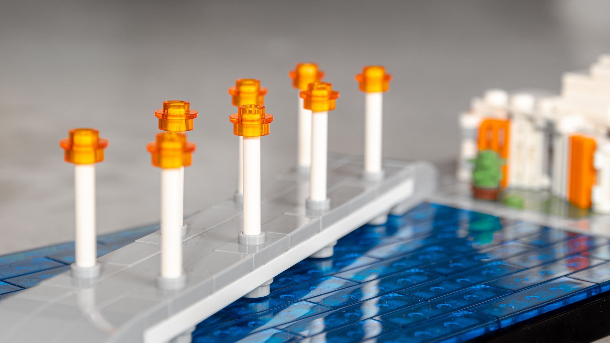 Munksjöbron och Spira i LEGO