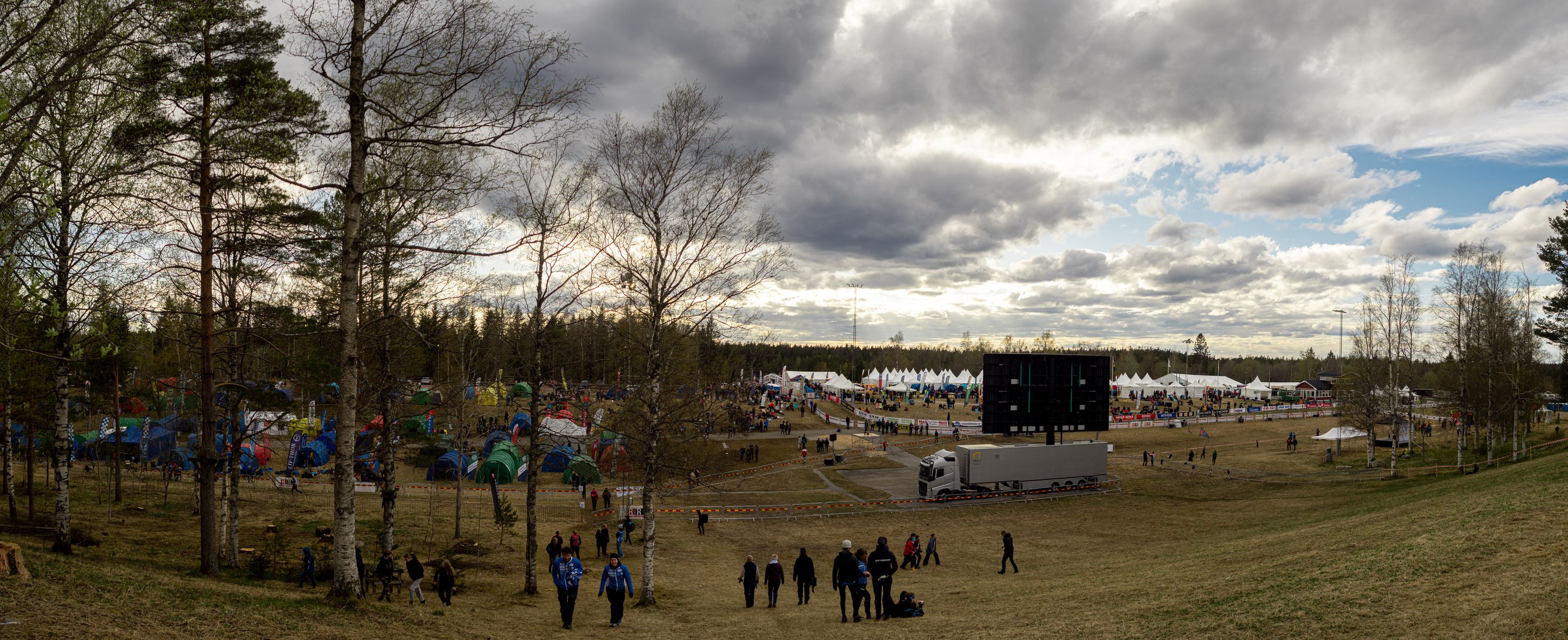 En överblick på TC (tävlingscentrum).