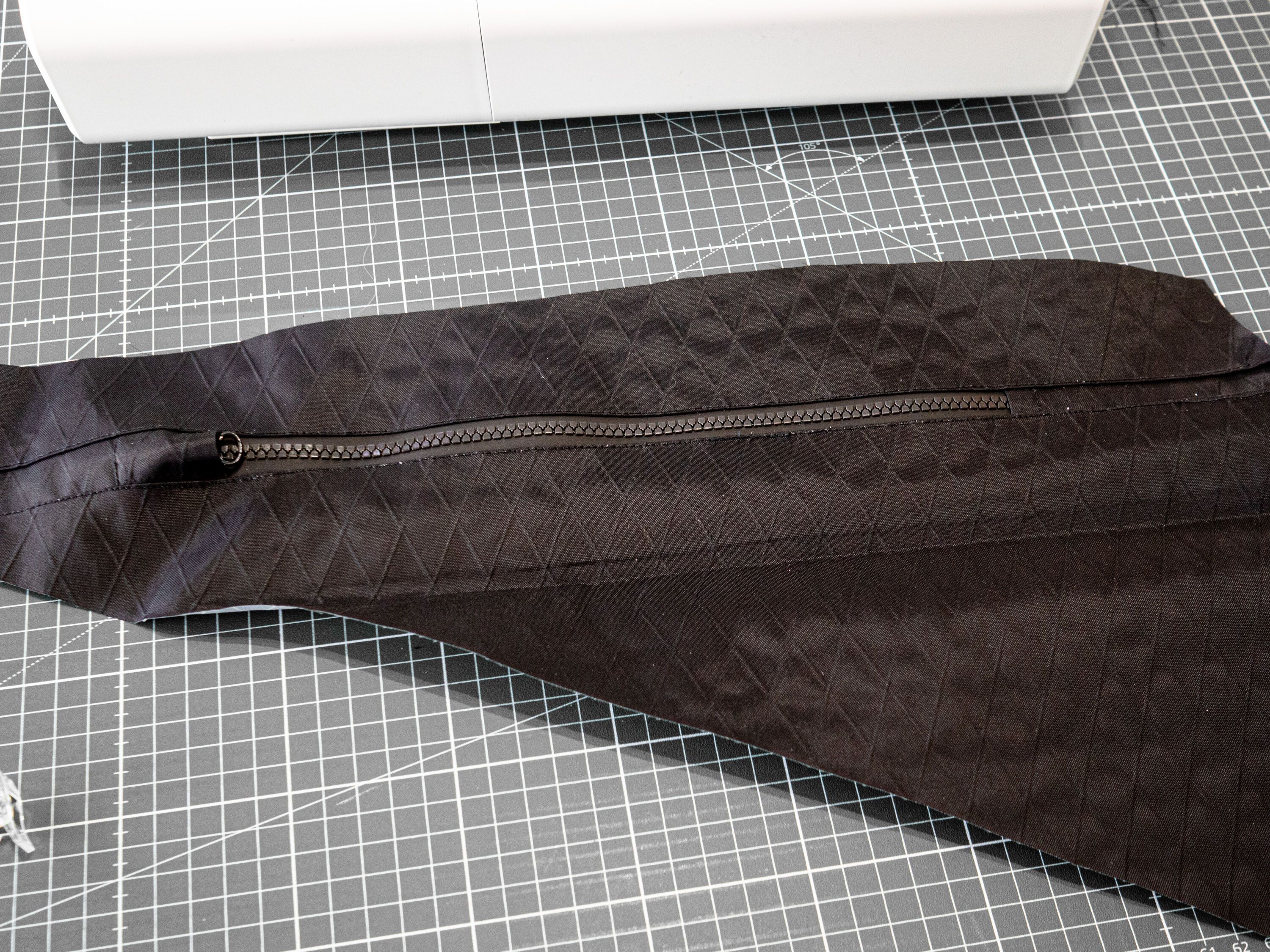 En färdig sida med dragkedja