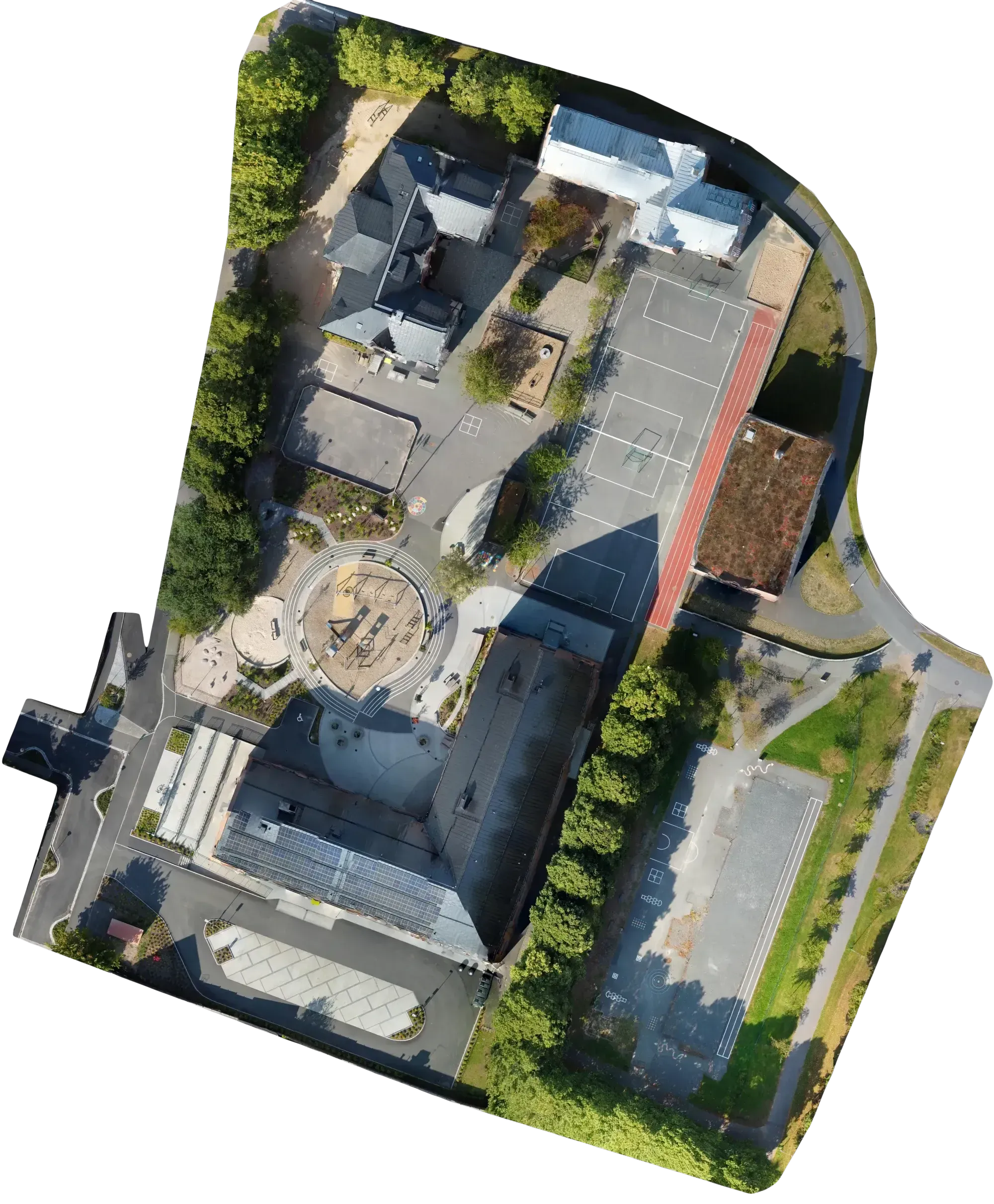 Ortofoto över Talavidskolan